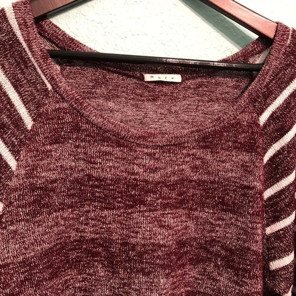 Maru Womens Sweater, Maroon - Picture 3 of 4